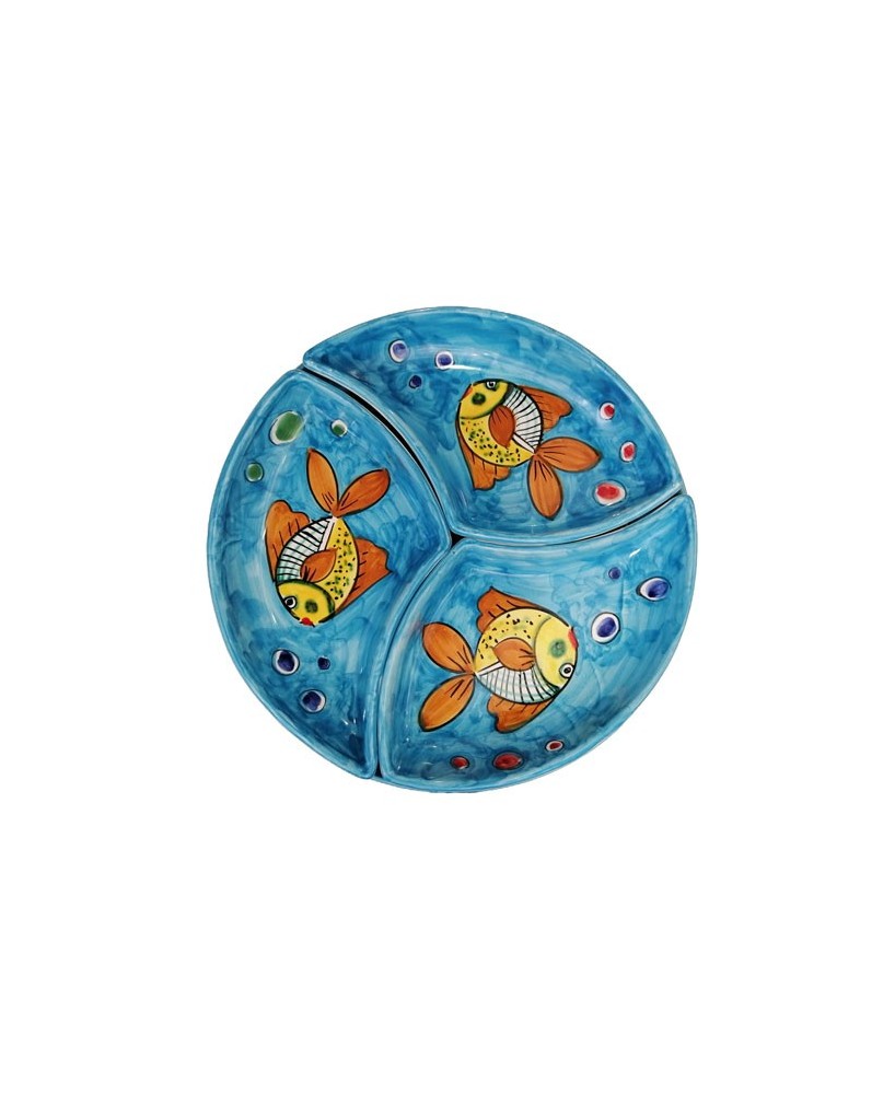 round appetizer plate