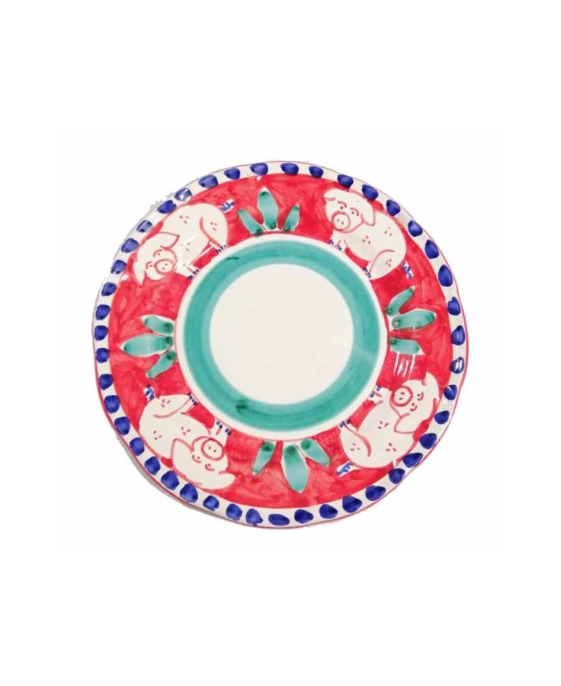 plate classic pig design
