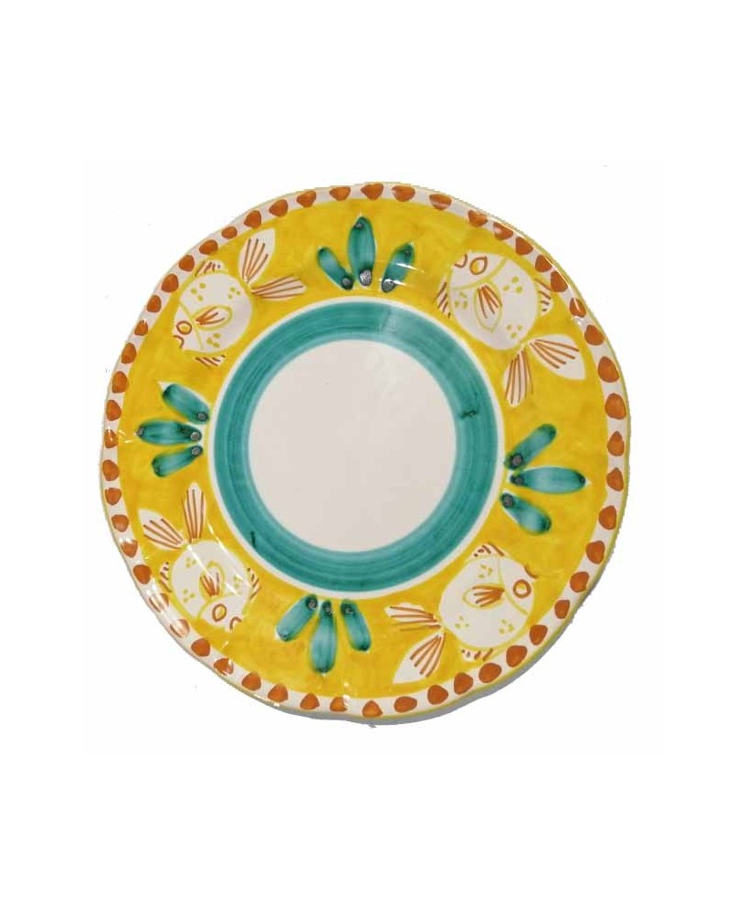 Plate classic fishes design