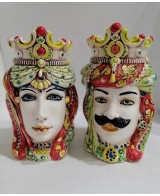 pair of heads cm. 20