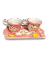Coffee service with two cups