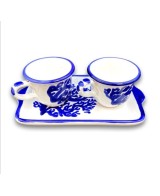 Coffee service with two cups