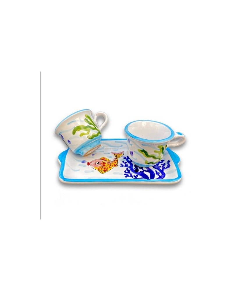 Coffee service with two cups