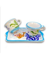 Coffee service with two cups
