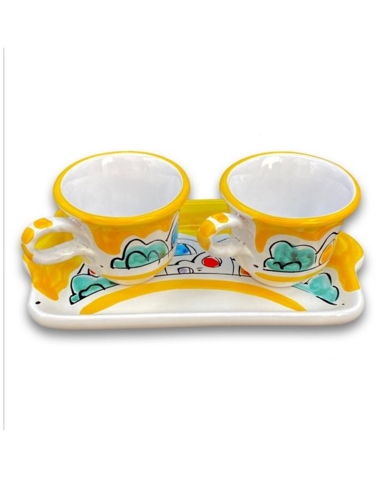 Coffee service with two cups