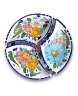 round appetizer plate