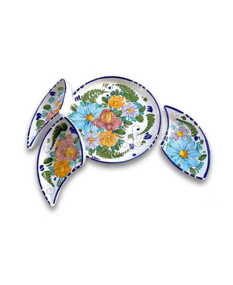 round appetizer plate