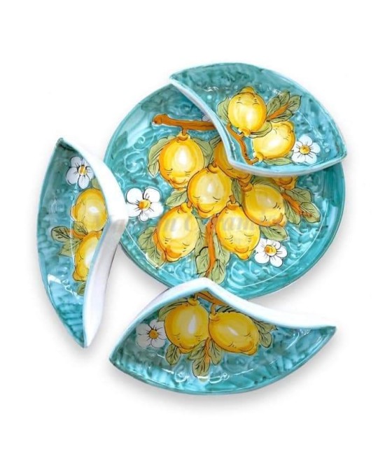 round appetizer plate
