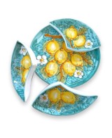 round appetizer plate