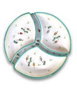 round appetizer plate