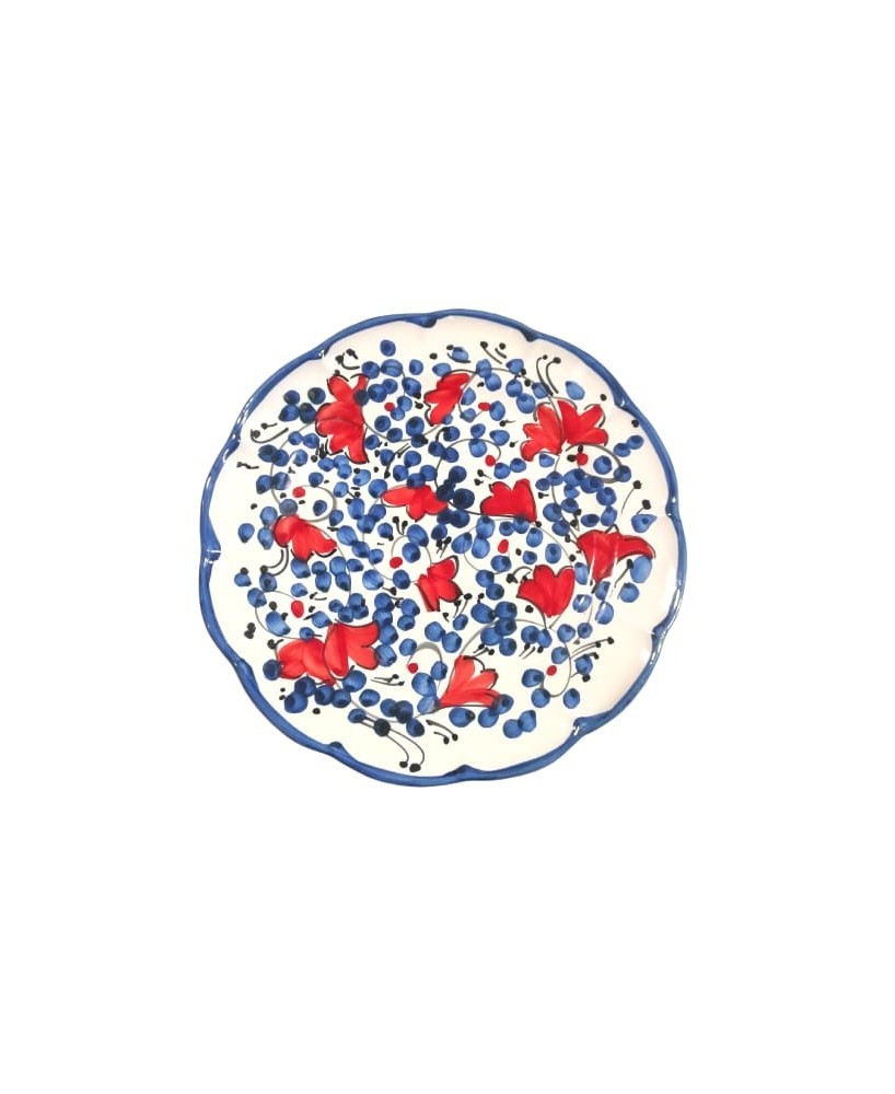 plates decorated poppy