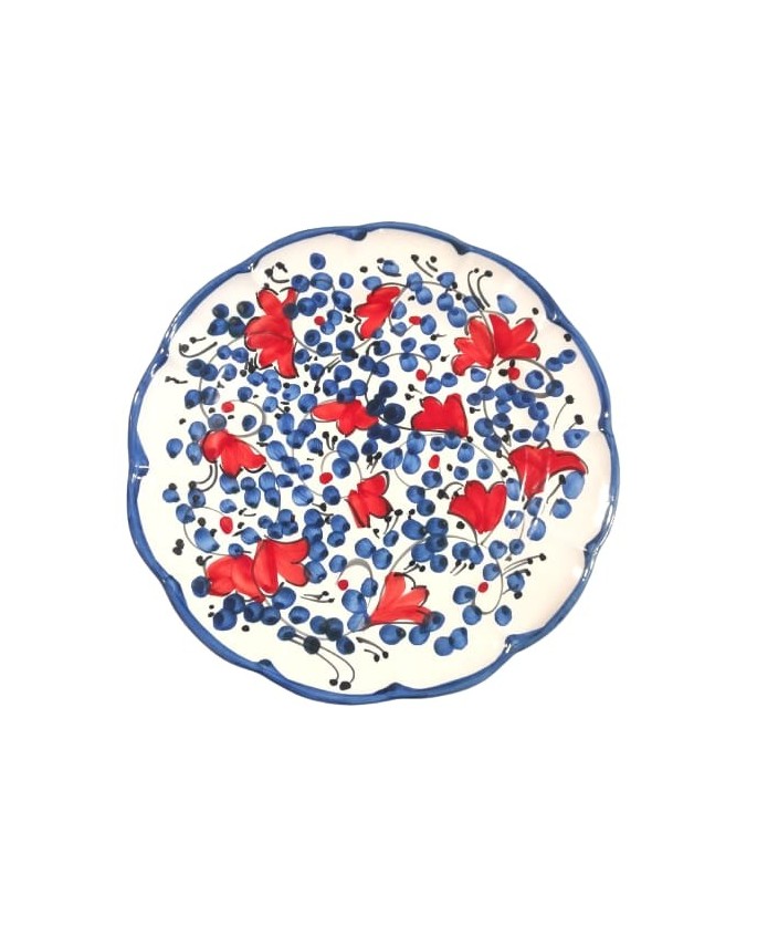 plates decorated poppy