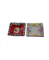 posacenere cm. 15 decorato a mano in ceramica di vietri