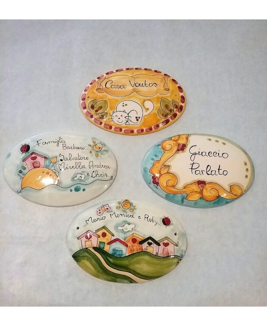 Personalized nameplate cm. 15