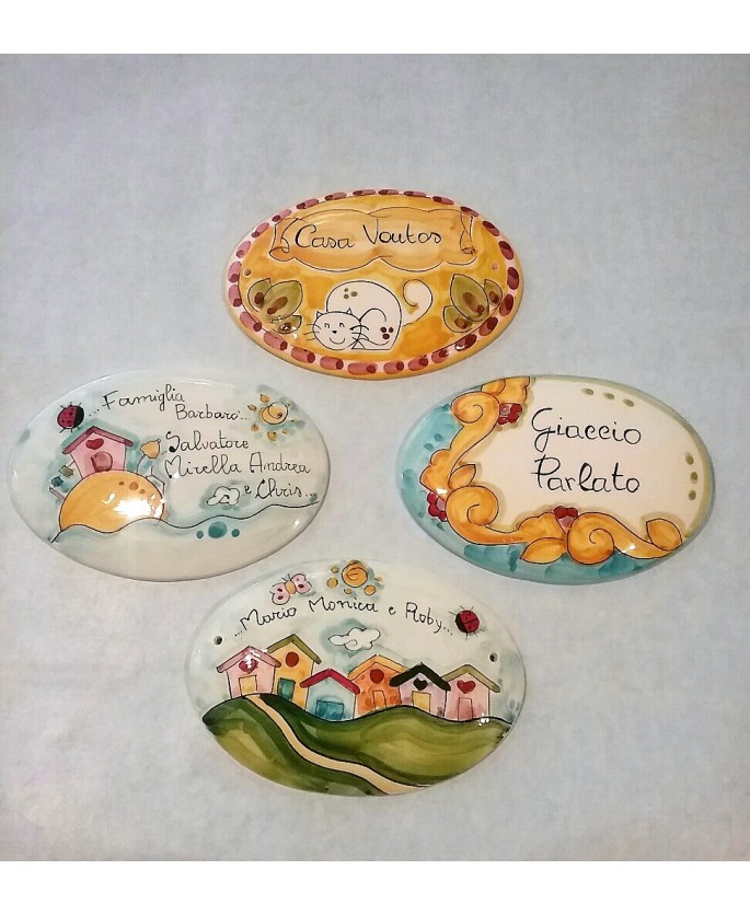 Personalized nameplate cm. 15