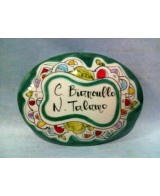 Personalized nameplate cm. 15