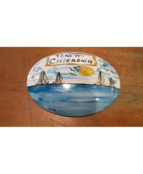 Personalized nameplate cm. 30