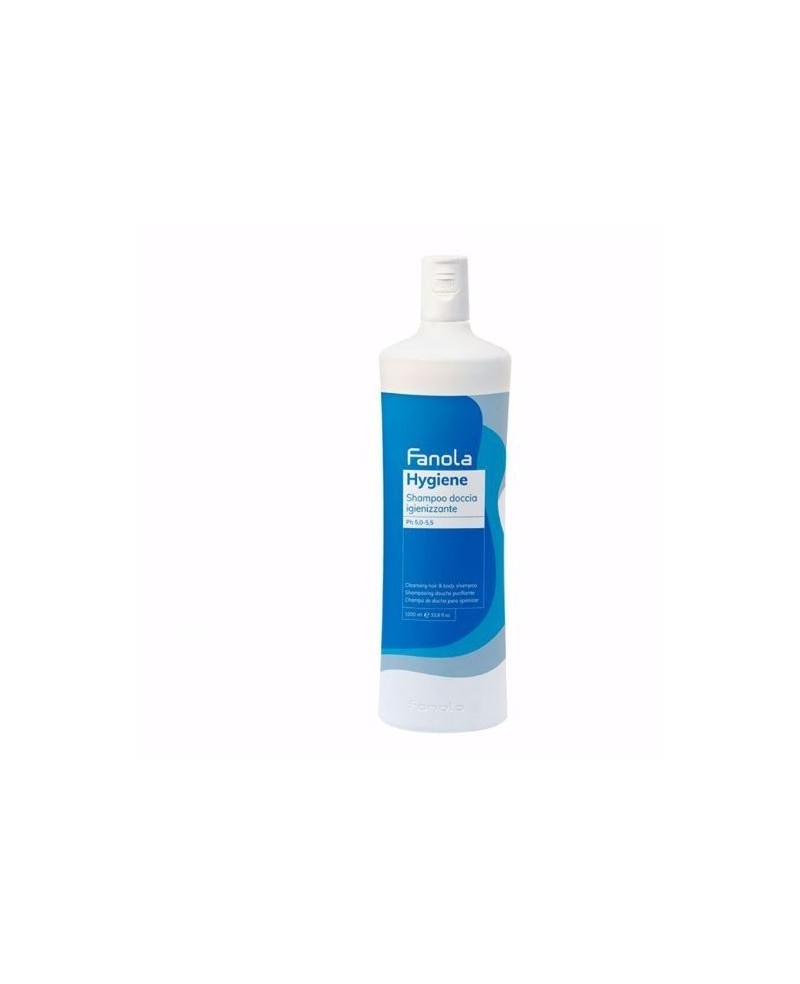 Shampoo doccia corpo, cute e capelli 1000ml Fanola Hygiene