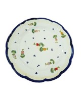 Plate flower bells design
