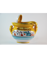 Mozzarella/bocconcini holder with ladle