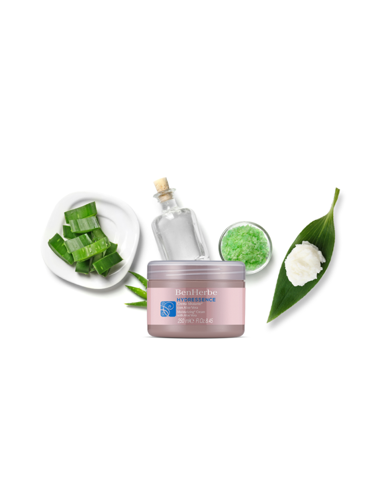 Moisturizing Face Cream Dry Skin Aloe Vera 250ml - Ben Herbe Hydressence