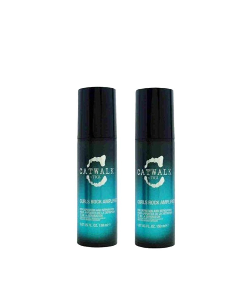 2 Pieces Hair Cream To Define And Separate Curls With Polymers 150 ml Tigi Catwalk Curls Rock Amplifier