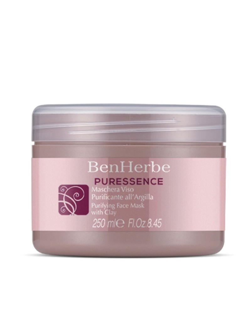 Purifying Face Mask with Oily Clay 250ml - Ben Herbe Puressence