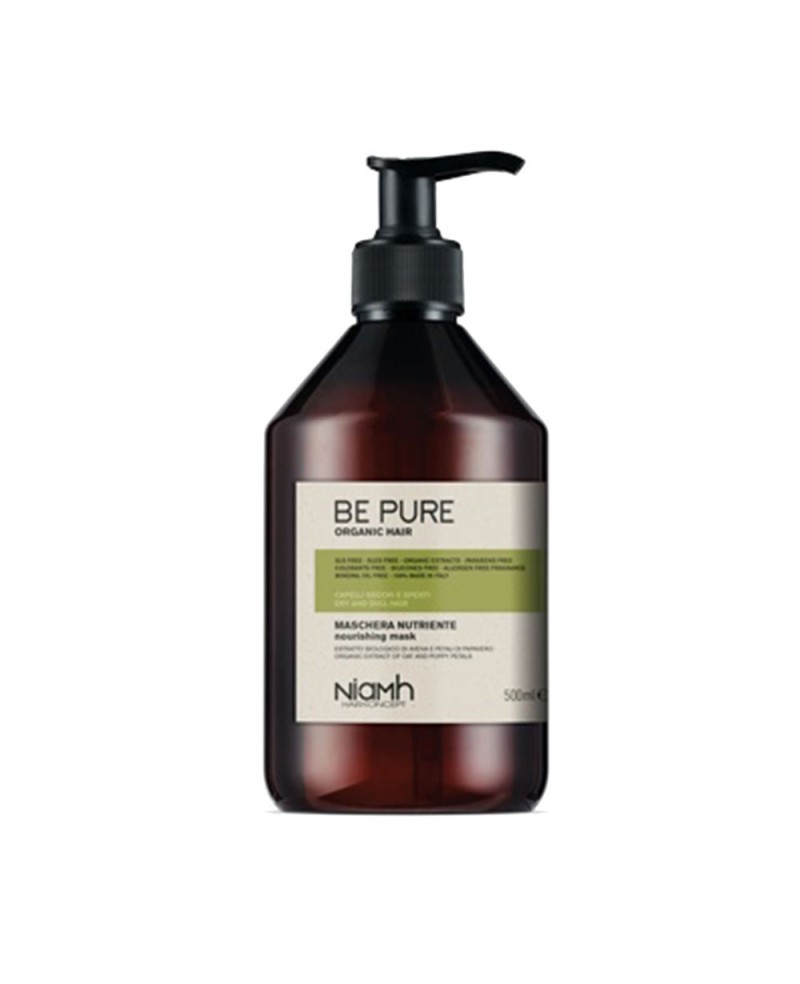 Maschera nutriente capelli secchi e spenti 500ml - Be Pure