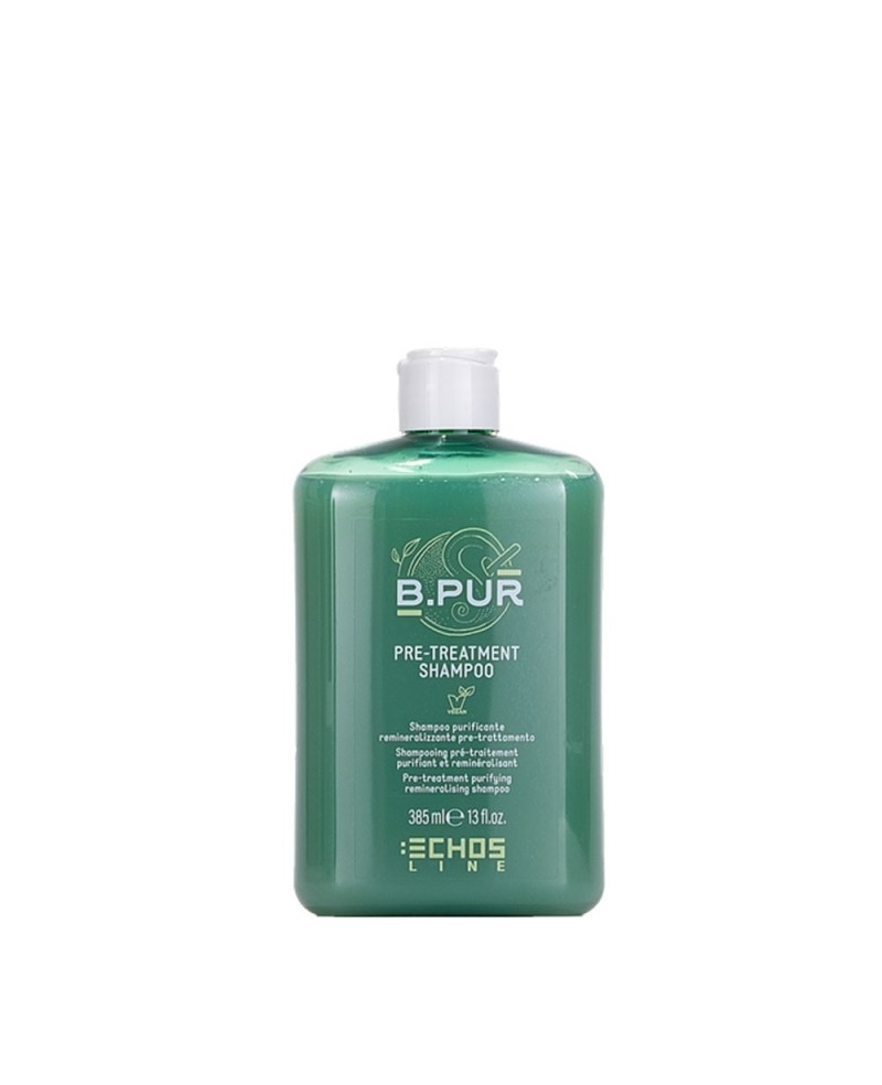 Purifying Remineralizing Pre-Treatment Straight-Curly Hair Shampoo 385ml B.Pur Echosline.