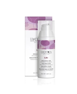 Emulsione Idratante e Rimpolpante Byotea Viso-Collo-Dècolletè Life 50ml