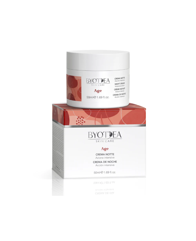 Crema Notte Viso-Collo-Dècolletè Azione Intensiva 50ml Byotea Age