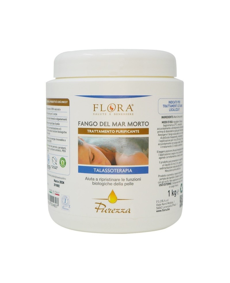 Fango Corpo Del Mar Morto Trattamento Purificante 1 Kg - Flora Salute e Benessere