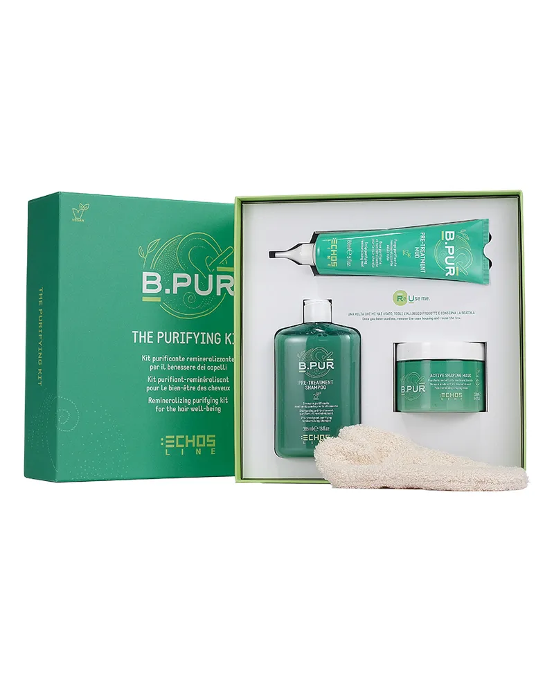 Purifying Remineralizing Kit for the Well-being of Straight - Curly Hair - B.Pur