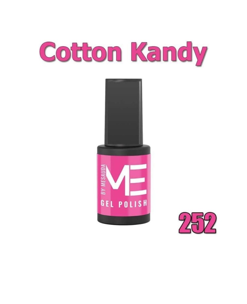 Smalto Gel Polish Unghie Semipermanente UV/LED Cotton Kandy 252 - MNP Mesauda Milano