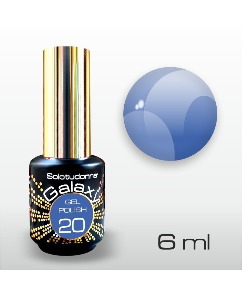 Semipermanente Unghie Gel Polish Sqavoia Blue Galaxy 20 - Solotudonna