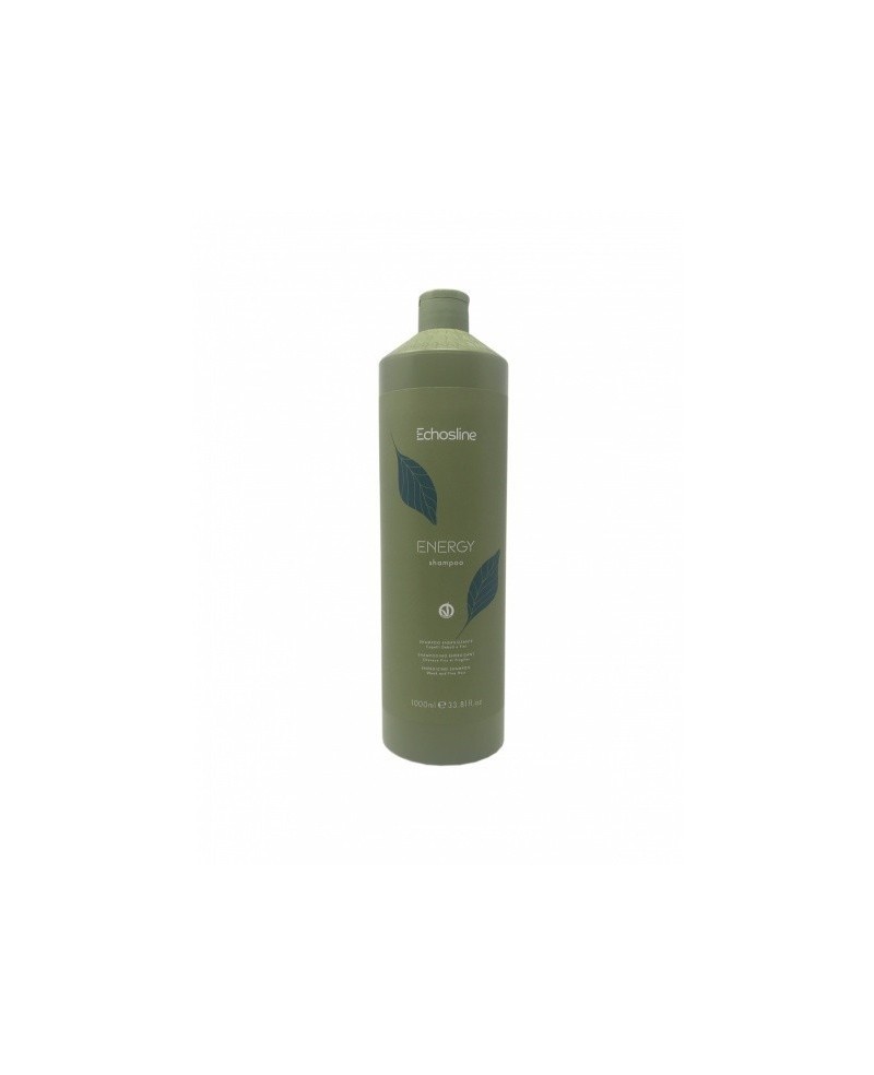 Energy Vegan Shampoo per capelli deboli e fini 1000ml - Echosline