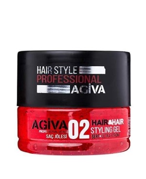 Ultra Strong Hair Gel - Hair Styling Gel 02 Ultra Strong - 700 ML - Agiva