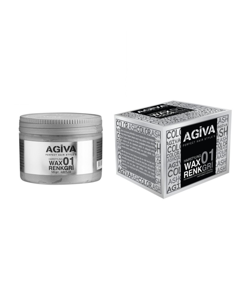 Color Wax hair wax 01 – Grey 120gr – Agiva