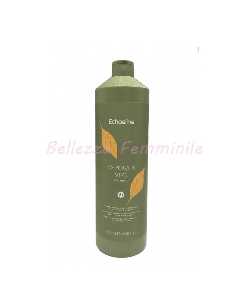 Shampoo capelli cheratinico ricostruzione molecolare Ki Power veg 1000 ml