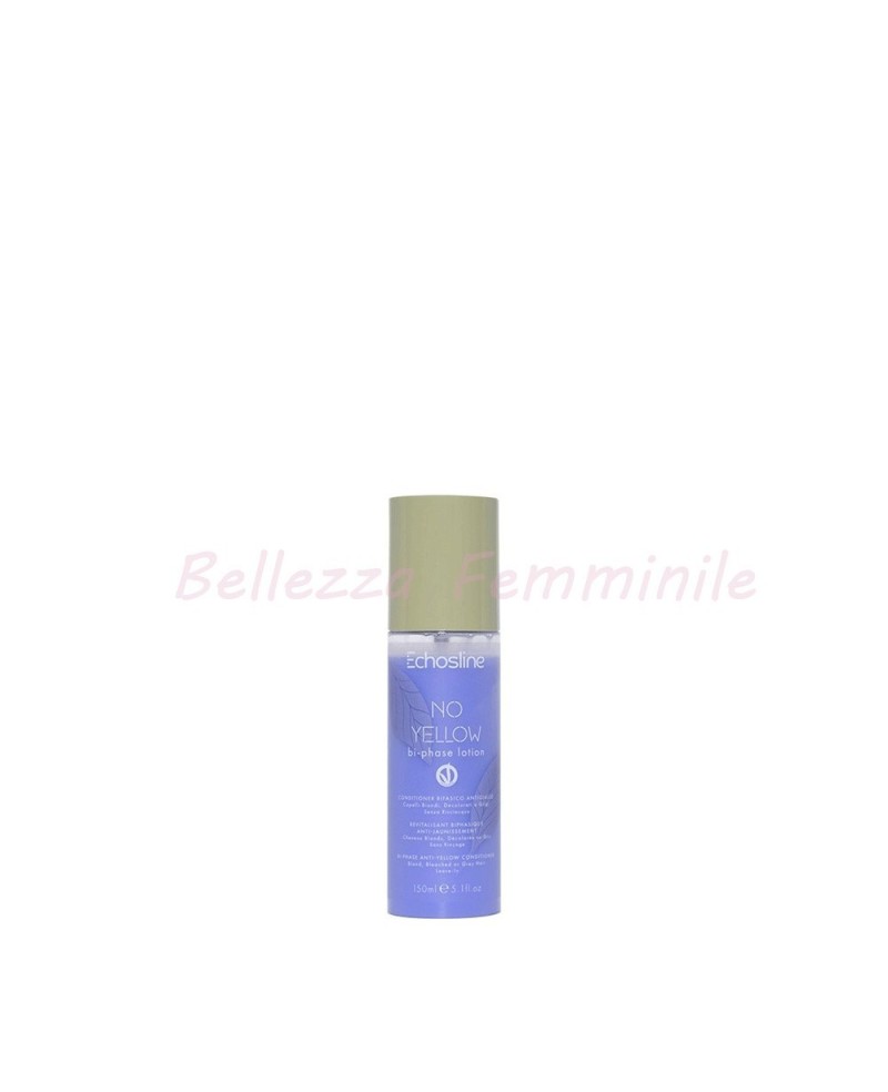 Biphasic Lotion for bleached, blonde or gray hair No Yellow Echosline 150ml.