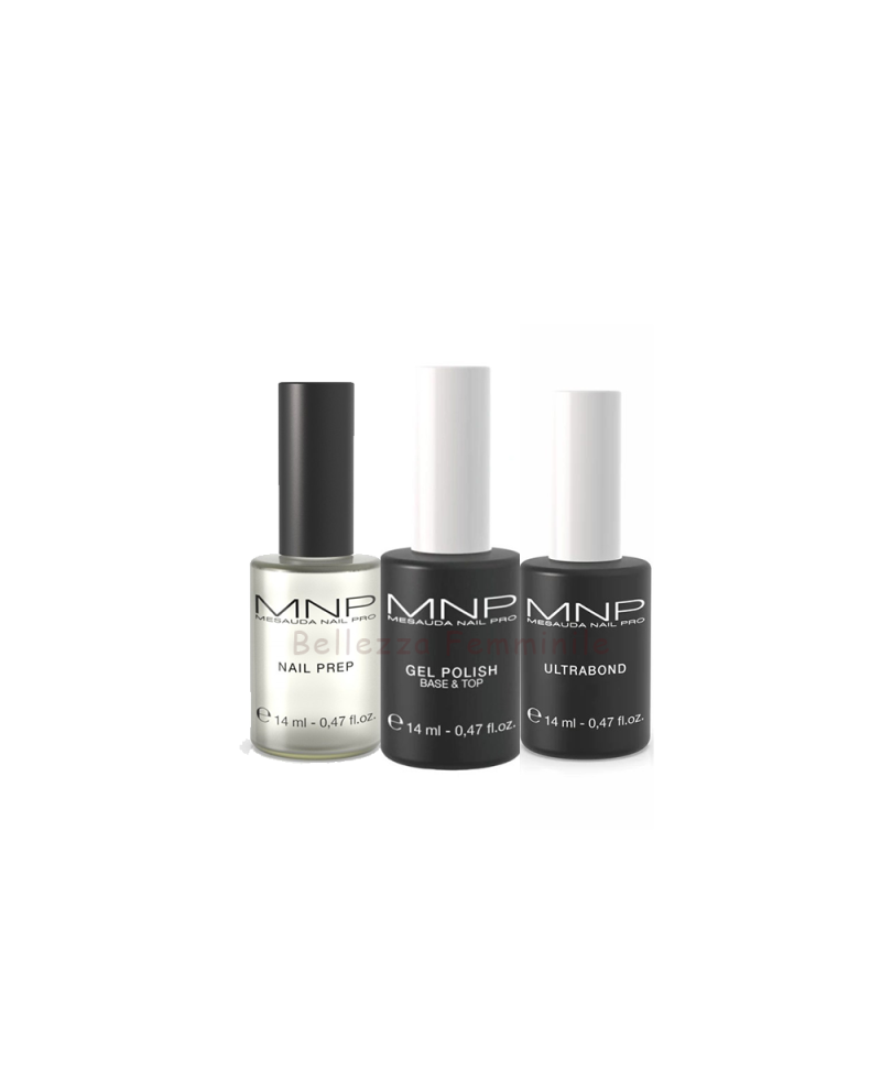 Kit semipermanente - Nail prep + Primer + Base&Top 14ml