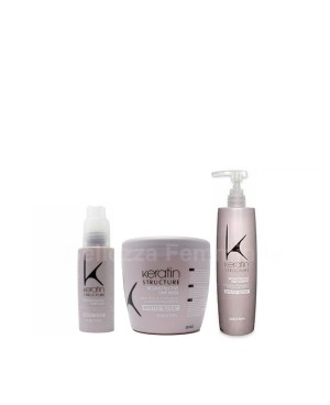 Hair Kit Shampoo 750 ml + Mask 500ml + Fluid 100ml Edelstein Botox Effect