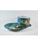 tazza con porta cornetto