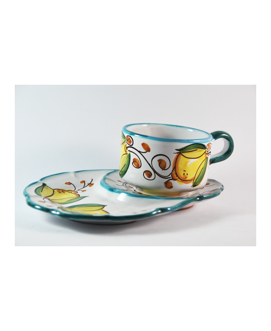 tazza con porta cornetto