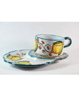 tazza con porta cornetto